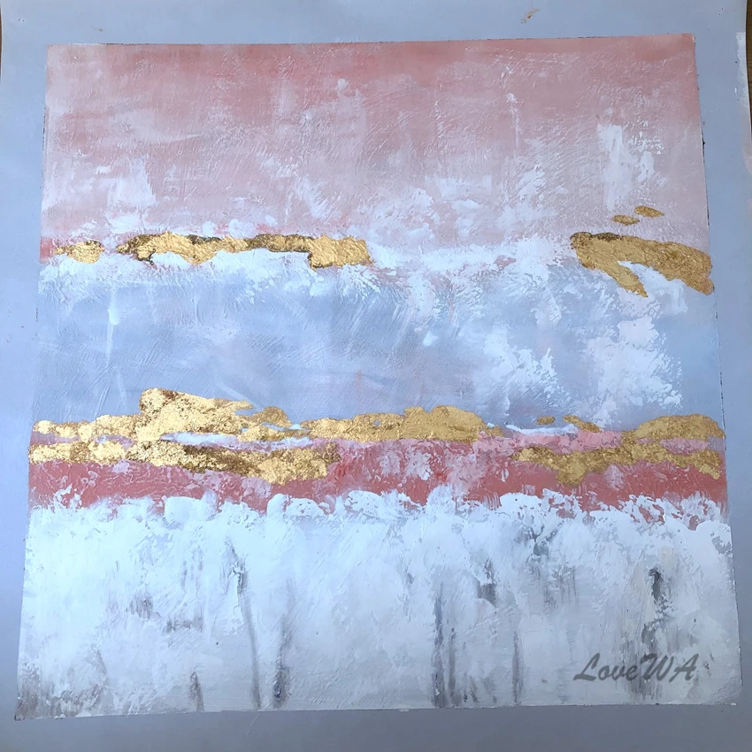 Love Wall Art ручная работа масляная живопись на холсте Современные Абстрактные пейзажные картины Настенные рисуки для гостиной украшения дома