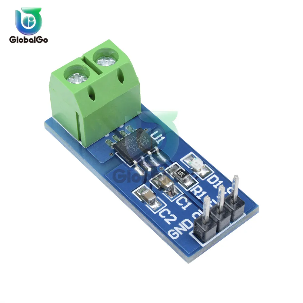 ACS712 5A 20A 30A Диапазон тока сенсор модуль ACS712 модуль для Arduino 5A 20A 30A измеритель тока