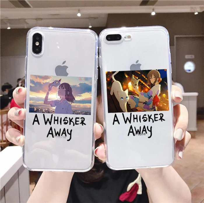 Прозрачный чехол Nakitai watashi wa neko wo kabuku для iphone 6/6s 6plus/6splus 7/8 7plus/8plus X XS XR XSMax 11pro |