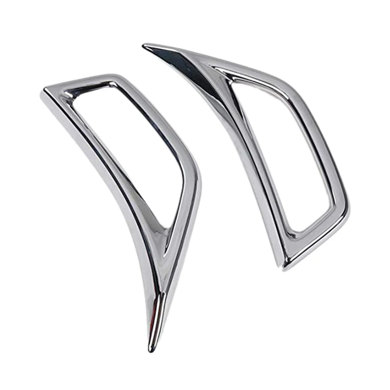 

Chrome Car Wheel Eyebrow Side Air Conditioning Vent Outlet Decoration Cover Sticker for Jeep JL Wrangler 2018 Up