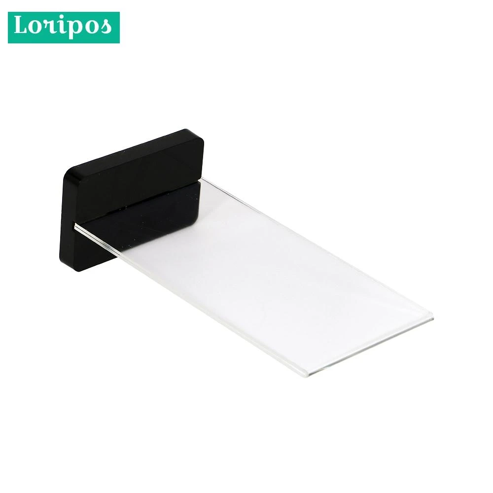 10x20cm Table Acrylic Menu Display Stand Acrylic Men Stand Black Clear Price Tag Display Desk Sign Holder Label Holder Frame
