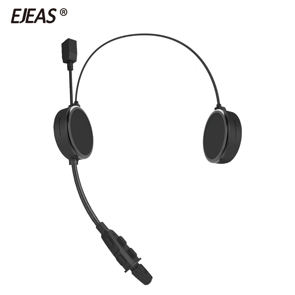 

EJEAS Motorcycle Helmet Intercom Headset Wireless Bluetooth Interphone Headphones Stereo Sound for Motorcycle Bike Riders