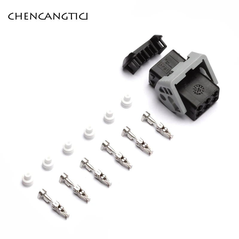 

1 Set 6 Pin Automobile Natural Gas Powered Engine Oxygen Sensor Plug Female Connector Waterproof Socket 1475104-1