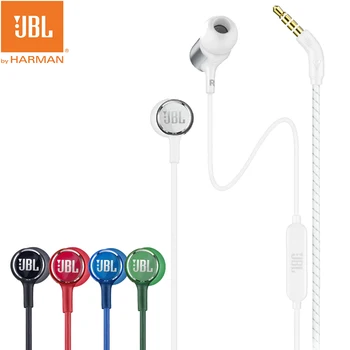 

New JBL LIVE 100 In-Ear Headphones 3.5mm Deep Bass Sound Wired Earbuds Fashion Sports Wire Control Earphone With Microphone