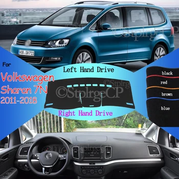 

Carpet Dashboard Cover Pad Protective Pad Dashmat Avoid Light Pad for VW Volkswagen Sharan SEAT Alhambra 2011~2018 MK2 2013 2014
