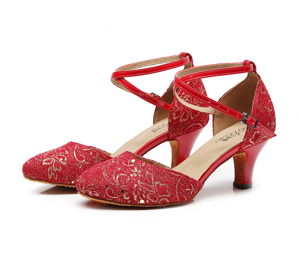 

Salsa Ballroom Professional Dance Shoes Latin Woman Discounts Sale Ladies Samba Small Feet Sandal 1017