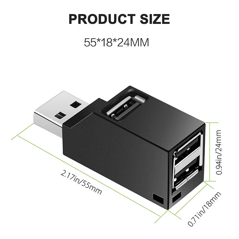 Несколько Порты USB мини-usb 3,0 2,0 концентратор для Xiaomi разветвитель автомобильный адаптер USB HUB 2,0 3,0 высокое Скорость планшет ноутбук компьютер