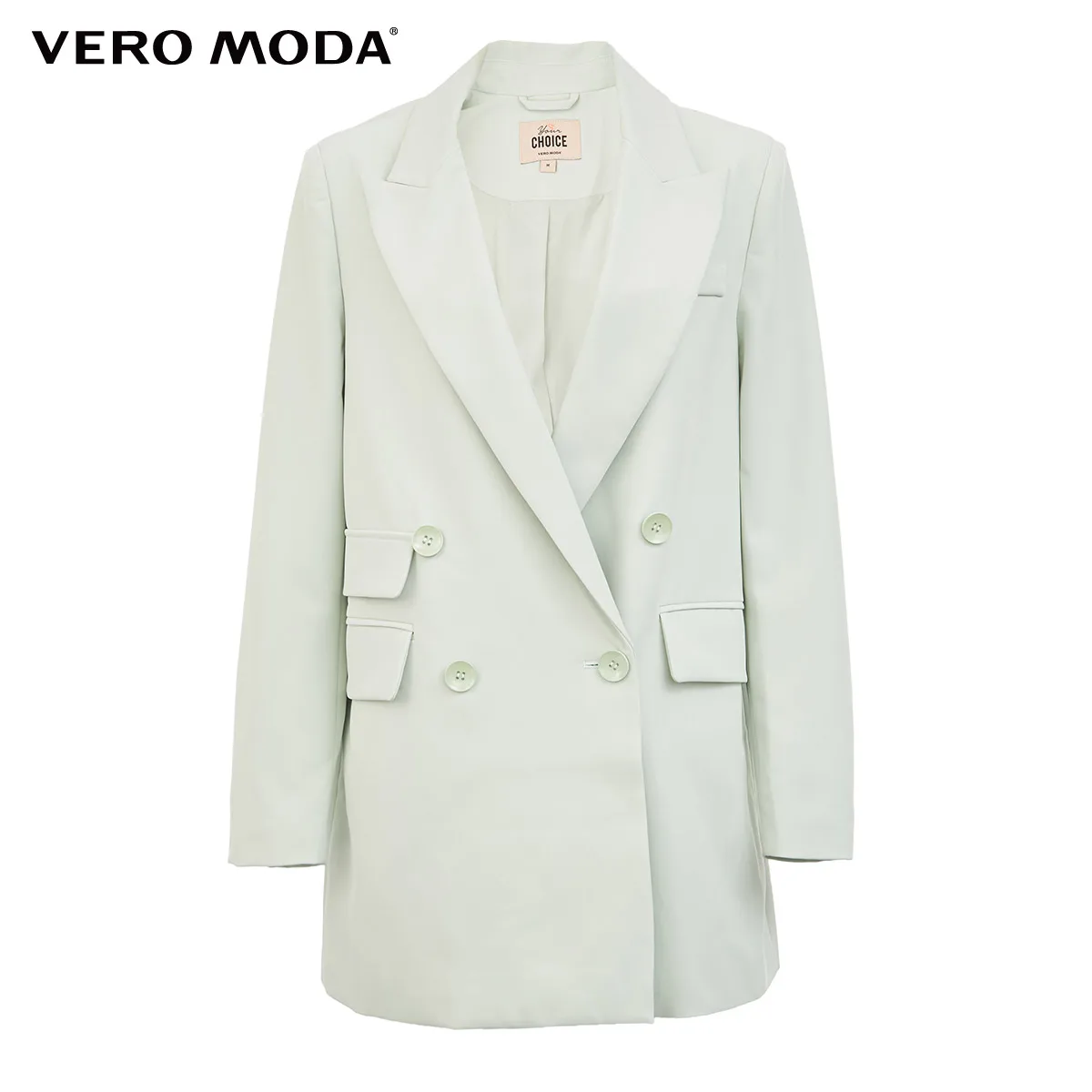 Vero Moda стиль Ins женский Н-образный лацкан двубортный пиджак | 319308590