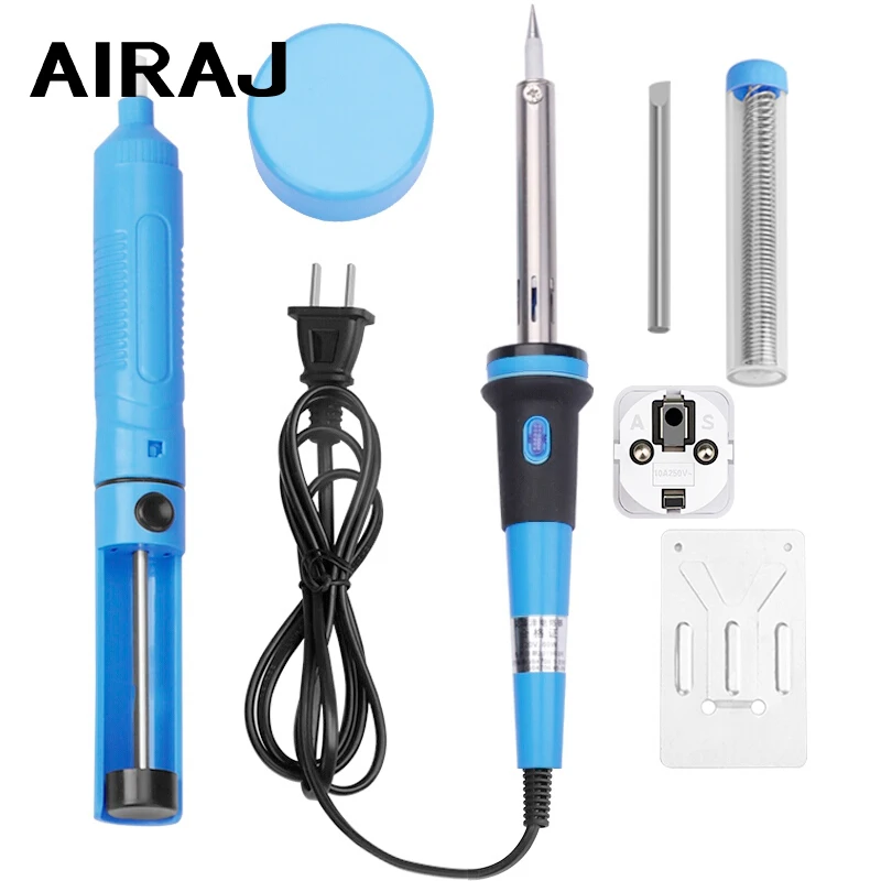 

AIRAJ Six-piece Multi-function Thermostat Welding Pen Home DIY High-power Maintenance Spot Welding Tool Handle Set