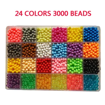 

3-6 years DIY Fuse Beads Magic Water Creative beads set Pen Tweezer Pegboard Kit Accessories Girls Gift kids toys for Children