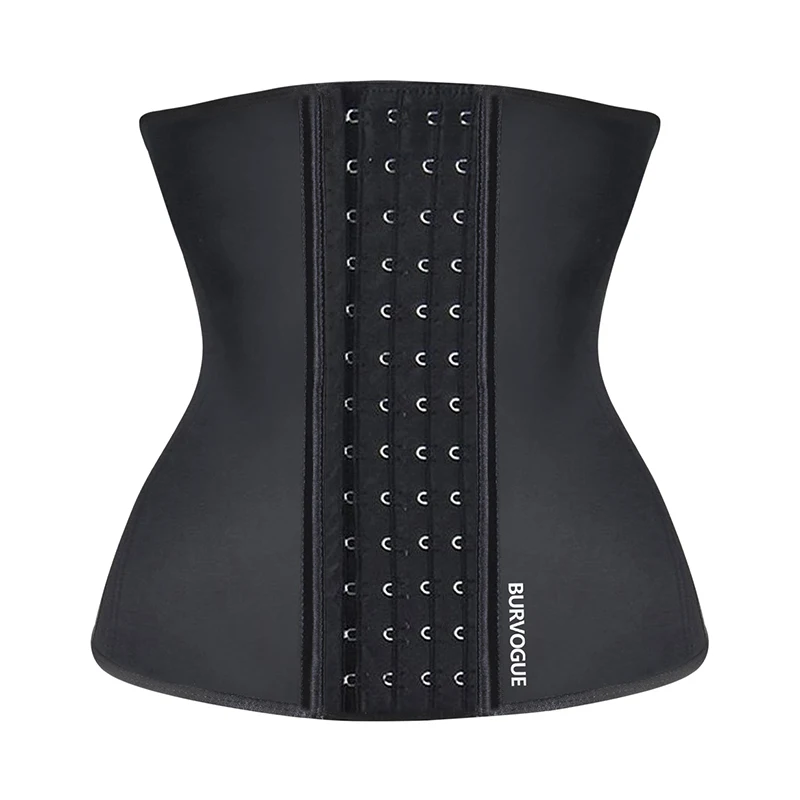 Women-Latex-Corset-Waist-Control-Corset-and-Bustier-Steel-Bone-Underbust-Waist-Trainer-Corset