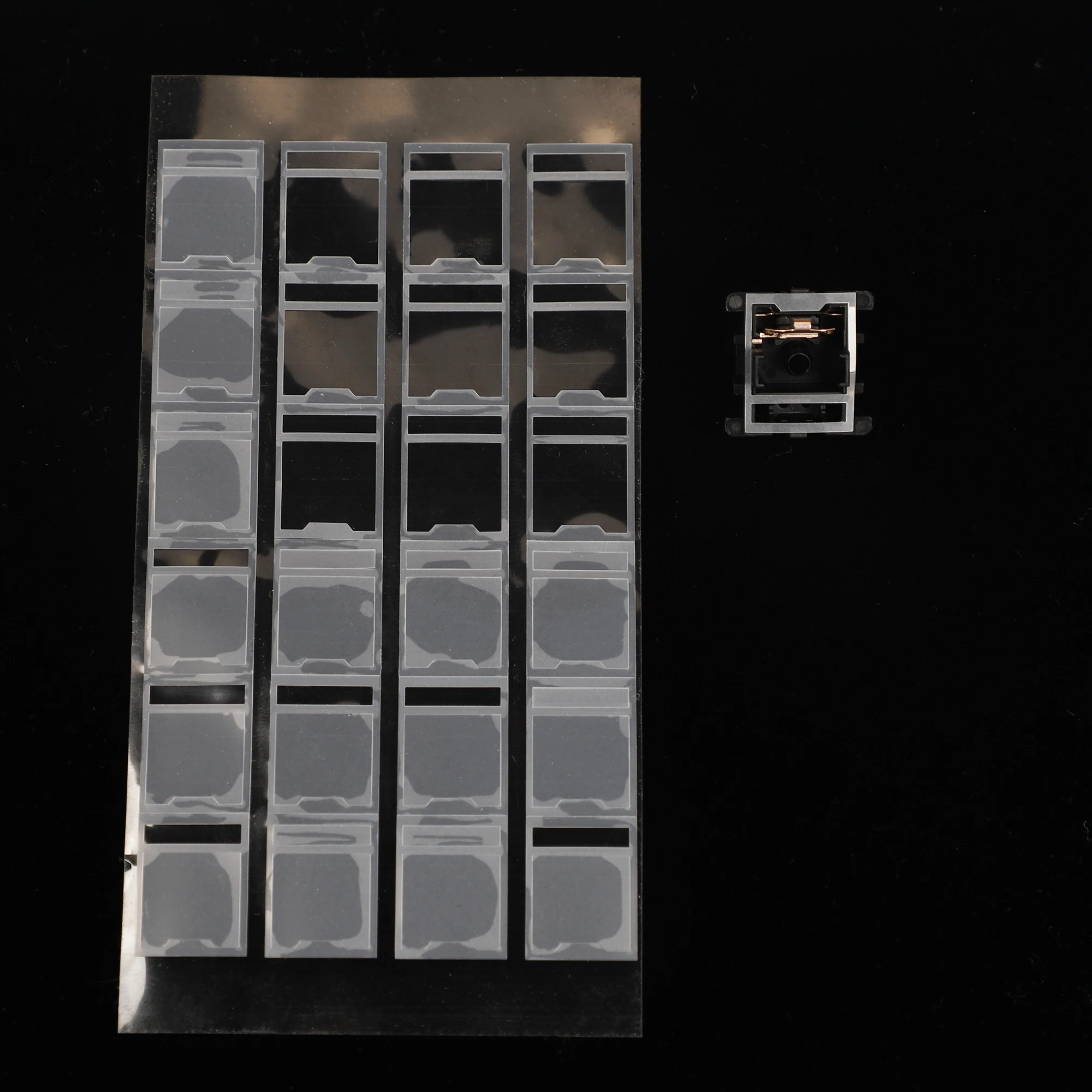 Limpar Branco mx Switch Film Cherry Gateron Jwk Eixo de Teclado Mecânico Htv pc 2400 Pcs Grosso - Imagem 5