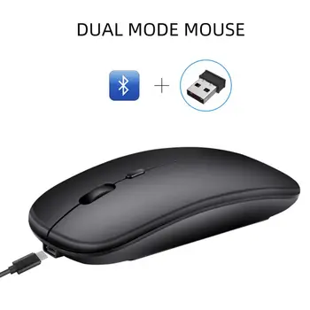 

NEW Dual Mode Wireless Mouse Bluetooth 2.4G Durable Comfortable Laptop PC Game Mice