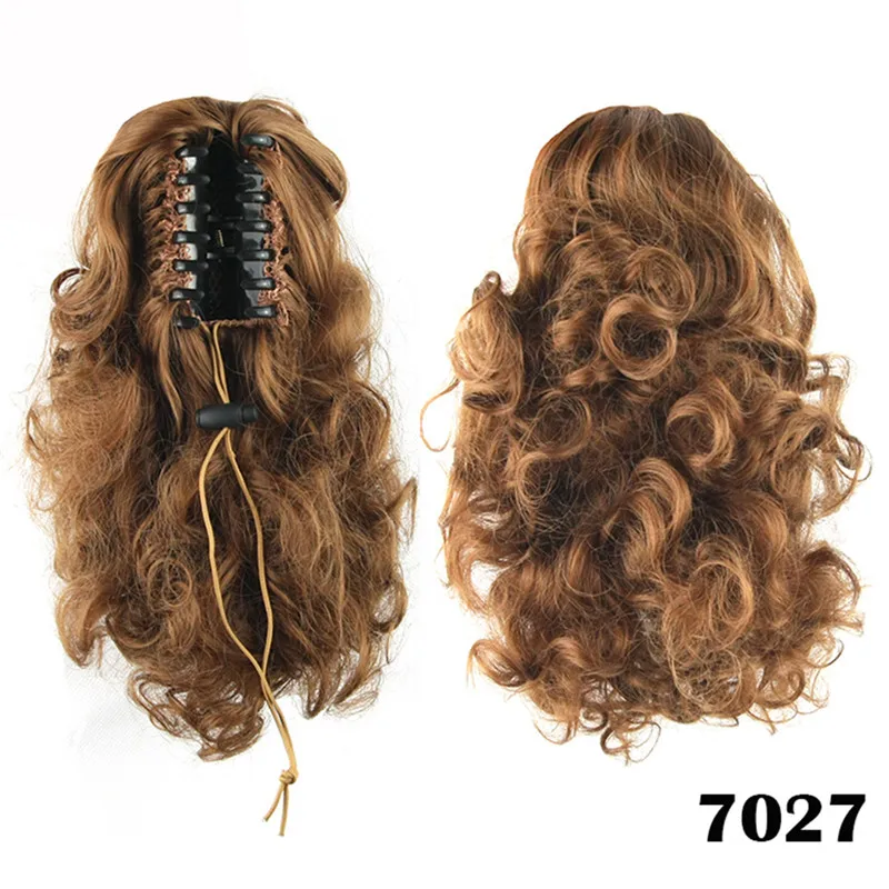 Женская мода расческа шиньон натуральный конский хвост короткая завивка конский хвост парик для украшения волос DIY