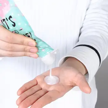 

Folding Face Wash Storage Bag 100ml Folding Travel Shower Gel Distribution Bag Cute Cartoon Shampoo Moisturizer Bottle Cream