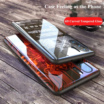 

for Huawei P30 Pro Mate 30 5G 20 Pro Case 6D Curved Tempered Glass Phone Case Cover for Huawei P 30 Mate30 Cover Funda Caphina