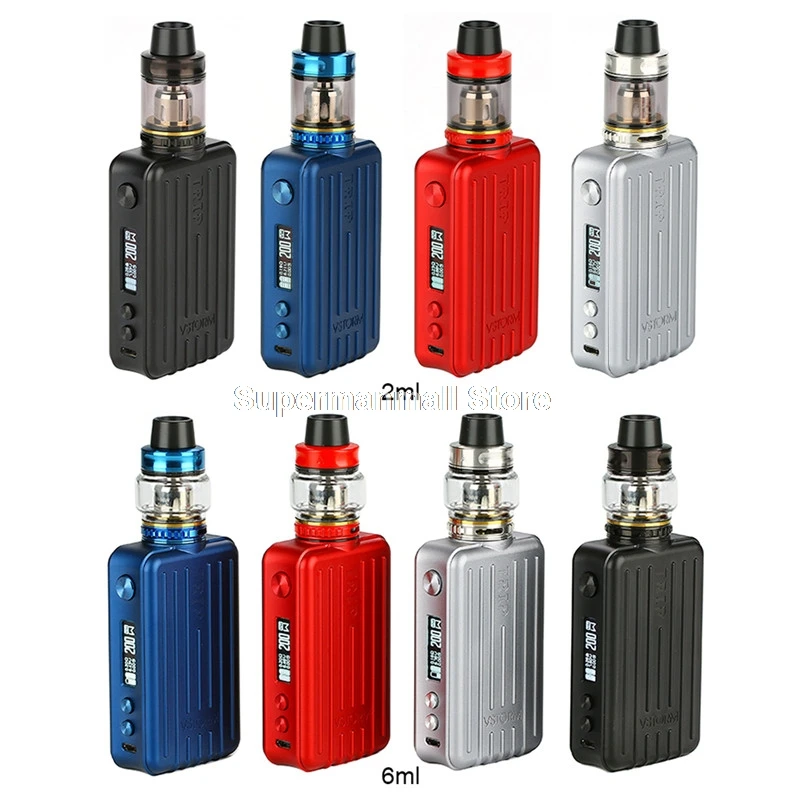 Новый Vapor Storm Trip Mod 200 Вт Bypass Box поддерживает двойной аккумулятор 18650 510 нить 0 91