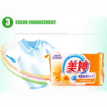 

Naturally Laundry Soap Decontamination Dirt Stain Grease Removal Easy-rinsing Clothes Deep Cleaning TP899