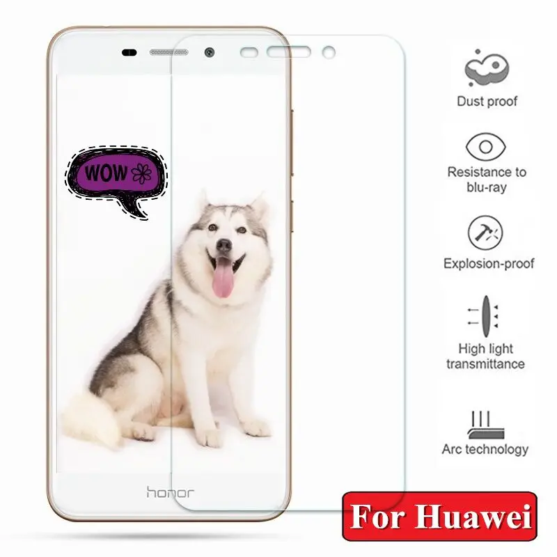 

Tempered glass For Huawei honor 7A 6C Pro 6X 6A 7X 7C Screen Protector for Honor V9 view 10 8 9 lite 8X Toughened Protective