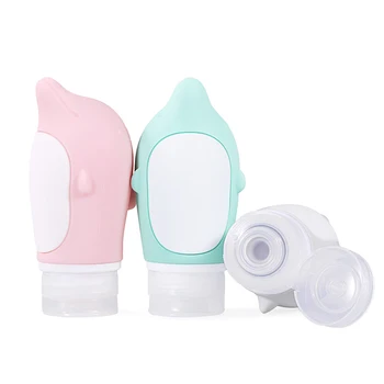 

Portable Cute Refillable Bottles Travel Silicone Bottling Cosmetic Shampoo Shower Gel Lotion Sub-bottling Tube Squeeze Container