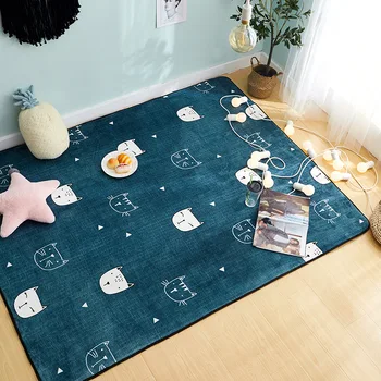 

Simple Nordic Carpet Livingroom Home Soft Bedroom Carpets Sofa Coffee Table Rug Study Floor Mat Kids Crawling Rugs Fashion Mats