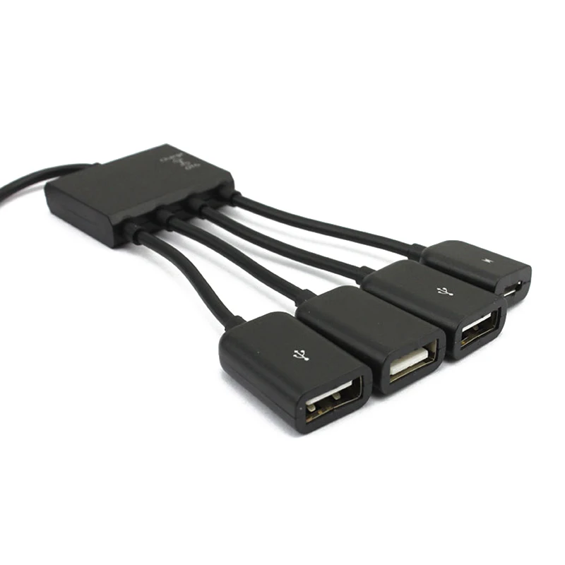 1x Micro USB кабель в комплект поставки входит адаптер Мощность зарядки 4-портовый концентратор для телефонов на базе Android с Bluetooth