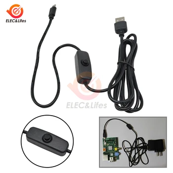 

Micro USB Power Supply Charging Cable With ON/OFF Switch 1.5m For Raspberry Pi up to 2 Amp