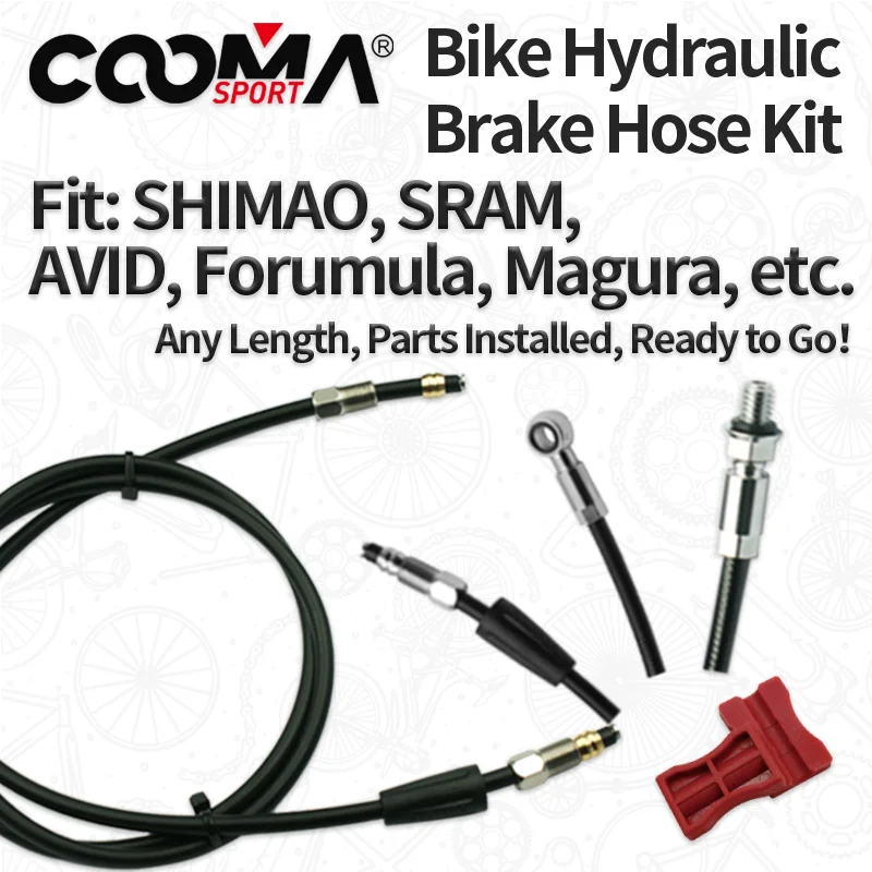 Bnineteenteam Fahrrad Bremsschlauch Adapter Set – 10x Oliven & Einsatz Für Hydraulische Scheibenbremsen | Aus Kupfer, Goldfarben