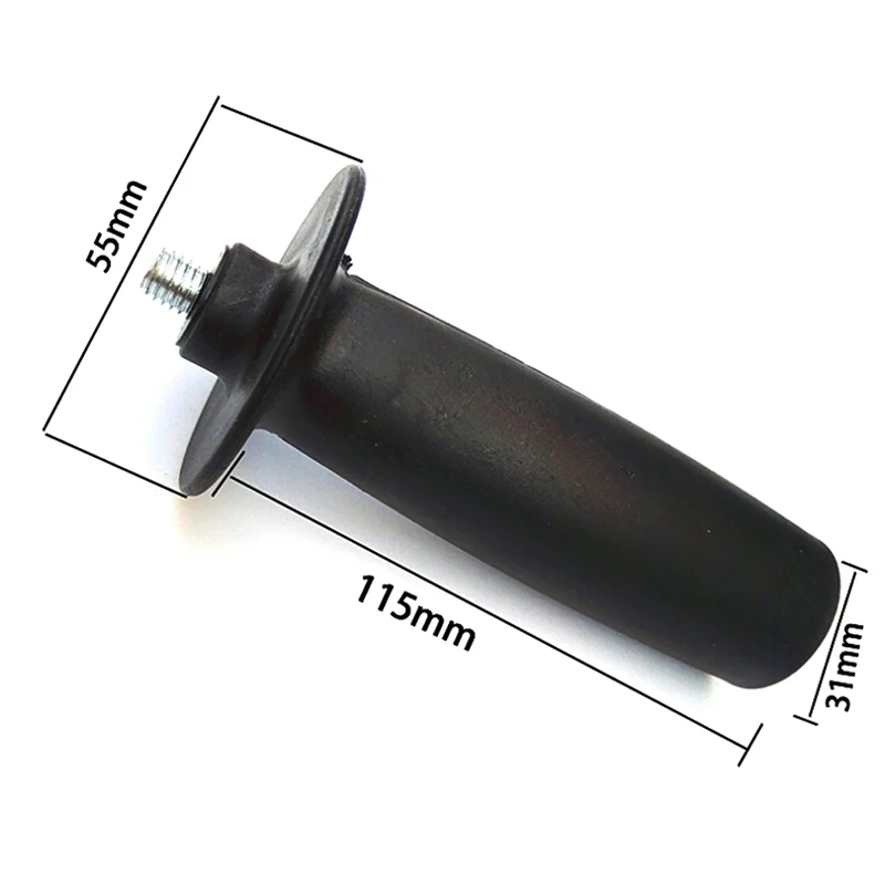 8/10 мм черная нить вспомогательный Боковая ручка для угловая шлифовальная машина шлифовальные станки