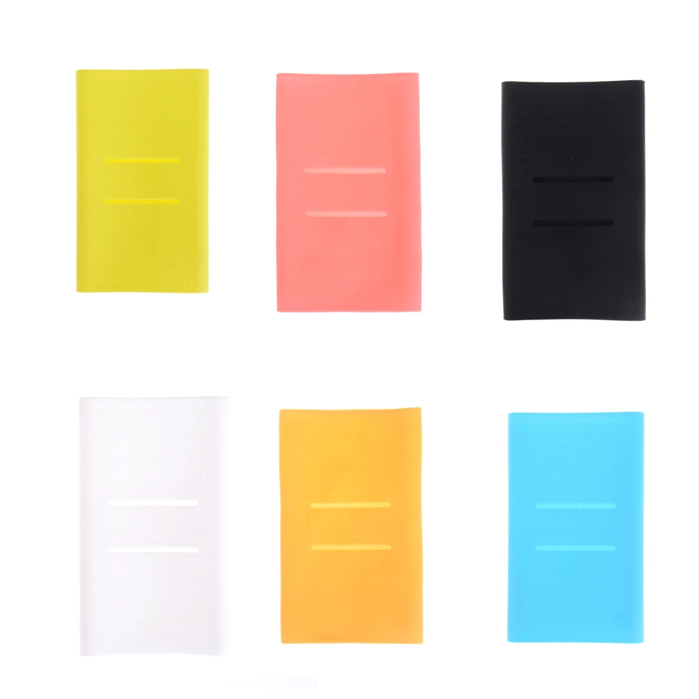 Для Xiaomi Powerbank чехол для 10000 мАч Mi Power Bank Силиконовый Чехол резиновый портативного