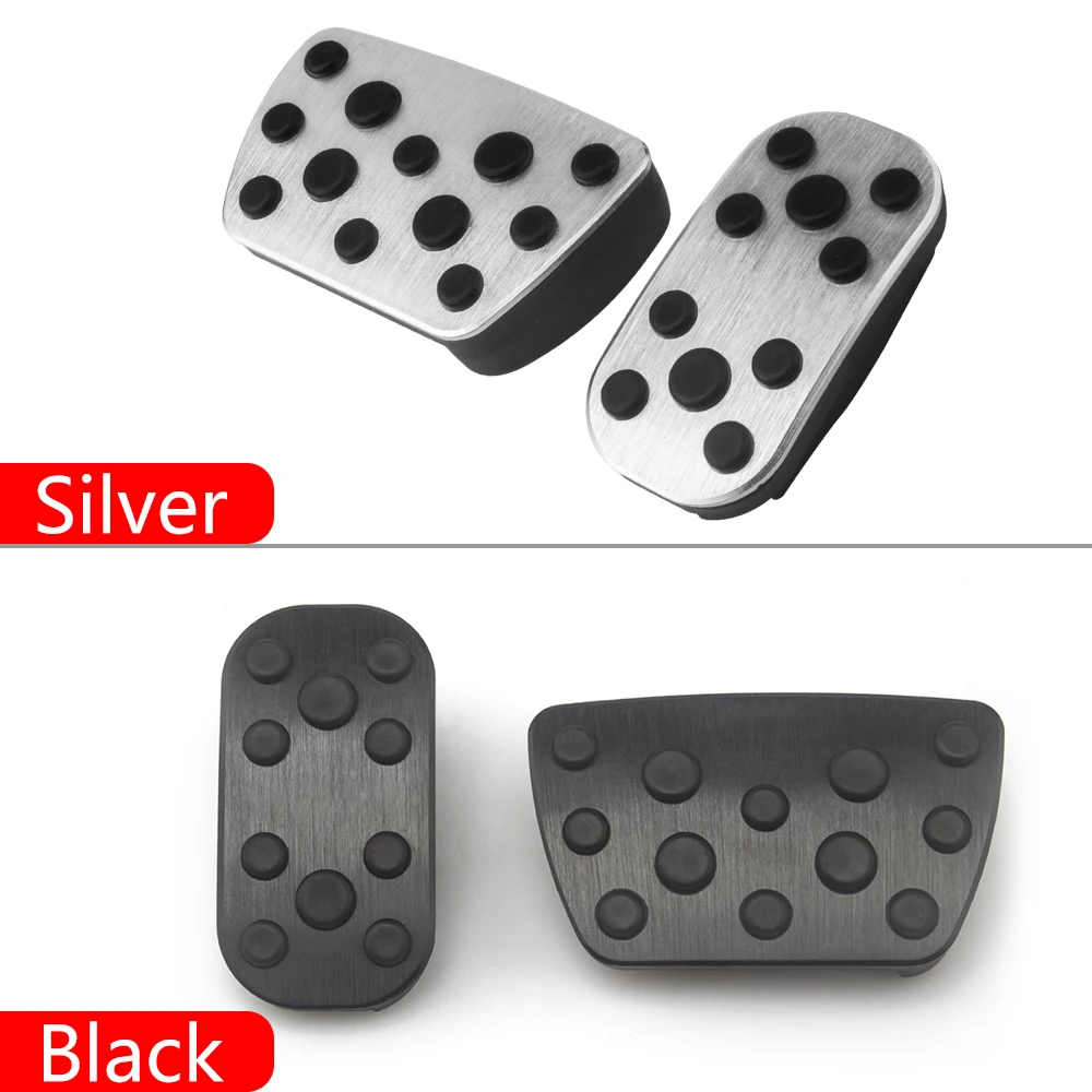 Car Foot Fuel Pedals Accelerator Brake Pedal Pad Cover For Toyota Land Cruiser Prado FJ 150 2010 -