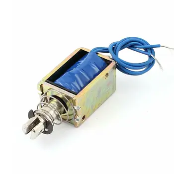 

DC Frame Push-pull Electromagnet JF-1039B Square Solenoid DC Electromagnet 12V