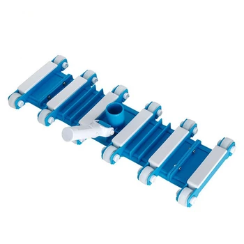 

Pool Vacuum Head,19 Inch Swimming Pool Wall Ground Vacuum Head with Side Brush Cleaning Tool