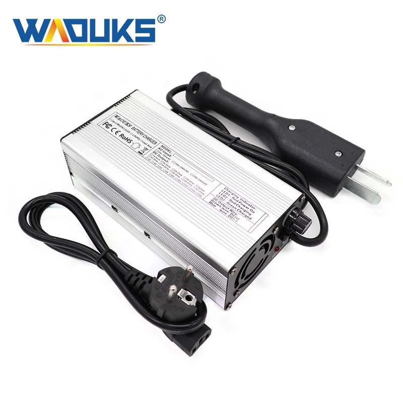 

48V 5A Golf Cart Charger 55.2V Lead acid Battery Smart Charger for 48V EWAY Golf cart with Crow foot plug