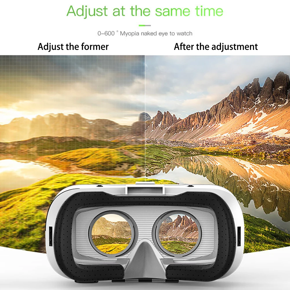 2021 VR Headset Virtual Reality Glasses 3D VR Glasses for Smartphones Compatible with iPhone & Android 5-7 inch