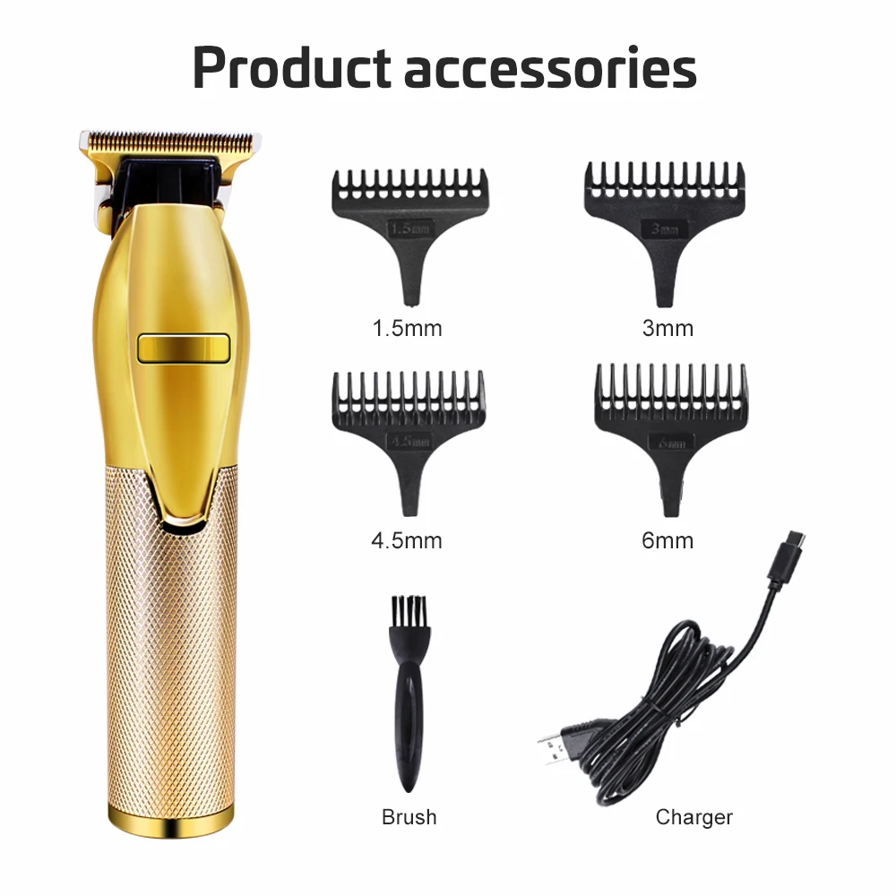

Professional Hair Clipper Barber Hair Trimmer Clipper Men Cordless Carving Haircut Machine Electric Clippers Shaving Machine