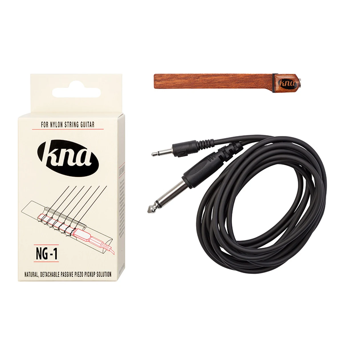 KNA NG-1 Portable Piezo Pickup for Nylon String Classical Guitar | Спорт и развлечения
