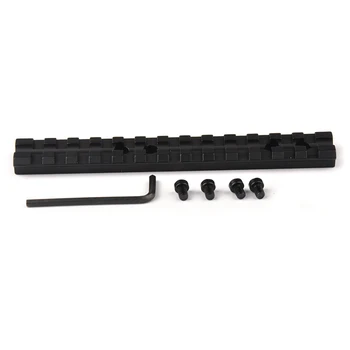 

Hunting Rifle Mounting Base 20mm rail Weaver Picatinny Rail Ride Scope Extension Mounting Free shipping Picatinny Rail