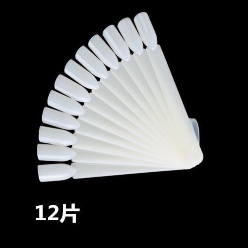 New False Nail Art Polish Gel Tip Practice Card Display Fan Swatch Multiple Pieces Practice Display Tools