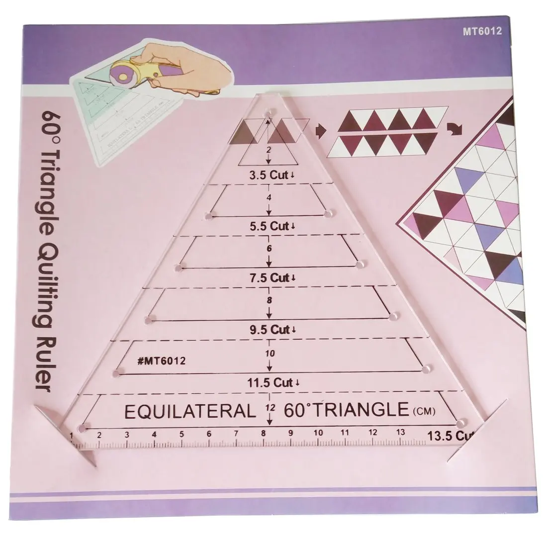 Ceny Patchworkowa linijka pikowania reguła wysokiej jakości przezroczyste akrylowe linijki Yardstick cięcie tkaniny linijki DIY przyrządy do szycia 4 sztuk