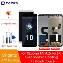 Для Xiaomi Mi A2 ЖК-дисплей дигитайзер 10 сенсорный экран для Xiaomi Mi 6X ЖК-дигитайзер Замена Ремонт Запчасти