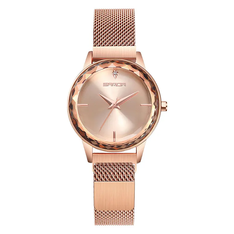 

Relojes Para Mujer SANDA Brand Women Watch Top Luxury Quartz Ladies Watch Mesh Steel Strap Famale Relogio Feminimo Fashion Dress