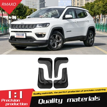 

For Jeep COMPASS 2017-2019 Mudflaps Splash Guards Front With the color and rear Mud Flap Mudguards Fender Modified special