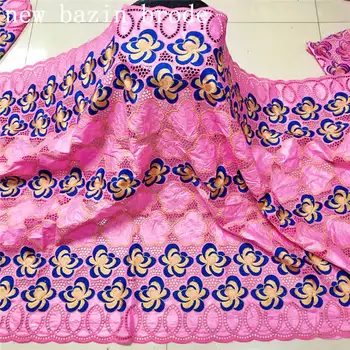 

African bazin riche fabric with brode 2020 latest fashion embroidery bazin lace fabric cotton dry basin riche fabric 5ya!HL81516