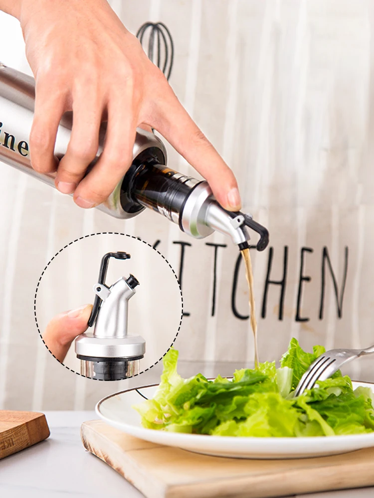 5-Pack Oil Bottle Spouts - Leakproof Dispenser Nozzles For Olive Oil, Vinegar & Liquids (18-22mm) - View #2