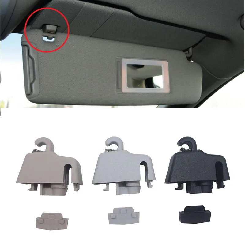 Soarhorse Car Front Sun Visor Retainer Support Hook Bracket For Audi Q7