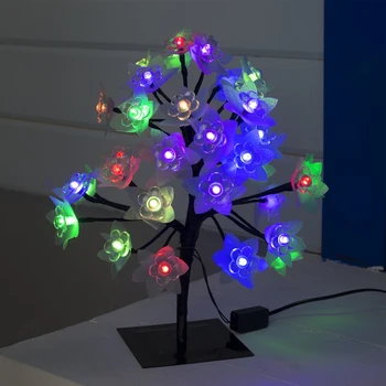 

LED street bush. 0.3 m, "Flower", 32 LED, 220V, blinking RG / RB