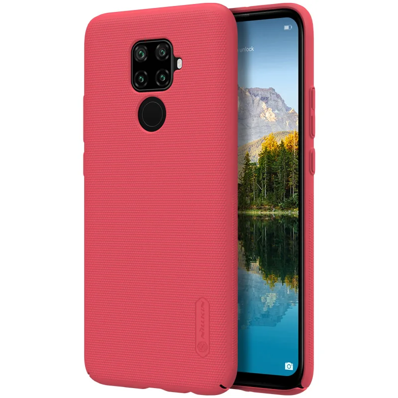 Красный Huawei Nova 5i Pro чехол Nillkin супер матовый защитный Жесткий ПК Ультратонкий задняя крышка чехол для huawei Nova 5i Pro Nilkin чехол для телефона - Цвет: Красный