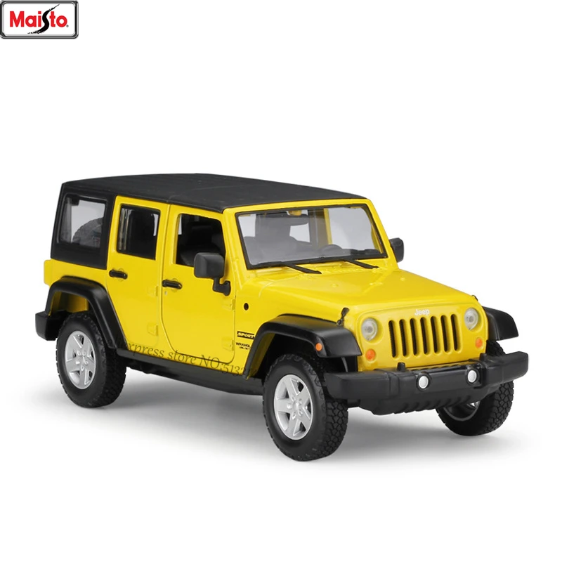 

Maisto 1:24 Jeep Wrangler buggy simulation alloy car model crafts decoration collection toy tools gift