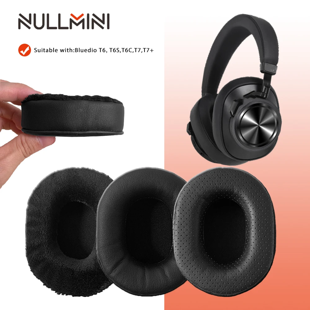 NullMini Сменные амбушюры для Bluedio T6 T6S T6C T7 + наушники с кожаным рукавом|Аксессуары